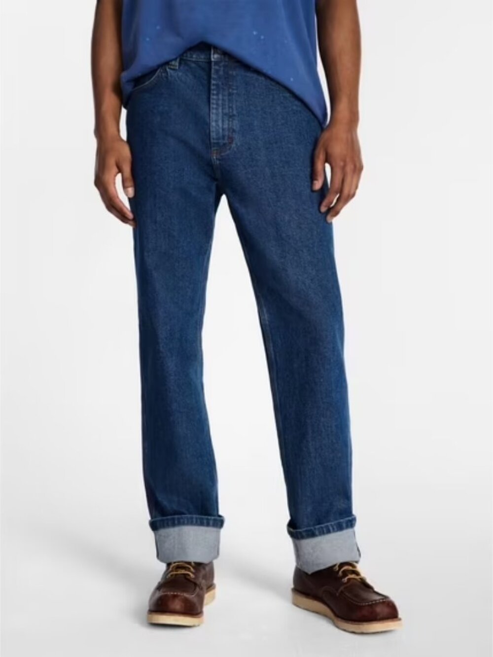 Kacey Lee Men's Relaxed Straight Jeans